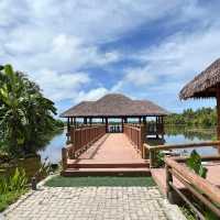 Unique nature park in idyllic island