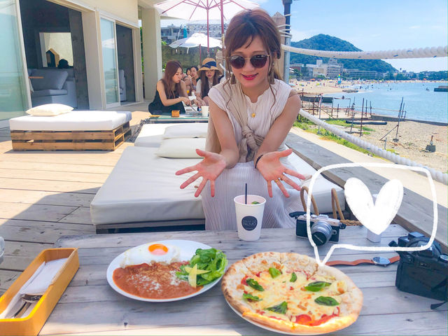 葉山のテラスカフェ　under the palmo