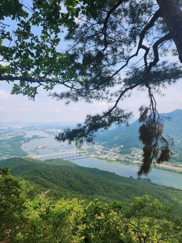 🤍뷰가 좋아 인생샷을 남길 수 있는 등산데이트 코스, "검단산"🤍