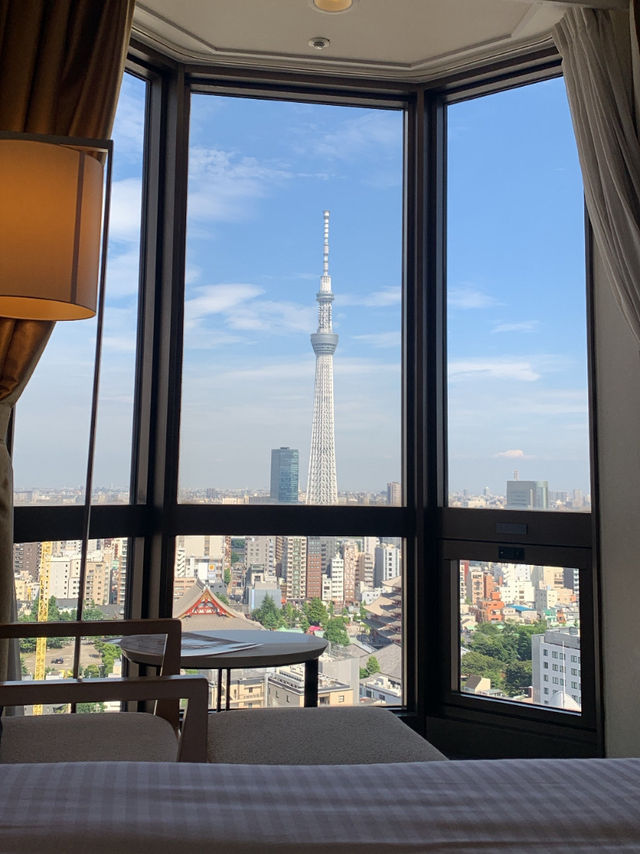 東京　大迫力のスカイツリービューホテル🏨