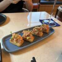 Fancy fusion Japanese food 