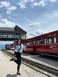 【オーストリア🇦🇹】シャーフベルク登山鉄道に乗って絶景山歩き⛰️
