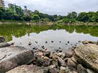 日本東京-靜謐清幽的名石山水園邸：清澄庭園