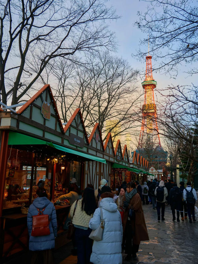 【札幌】大通公園：拍照留念，適合晚上散步