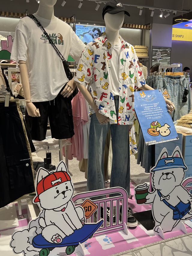 深圳版log on🫶🏻領展中心大型潮流店🤓Sanfu🤩