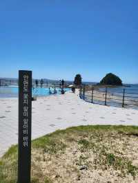 하늘바다가 맞닿는 태안 꽃지 인피니티스튜디오