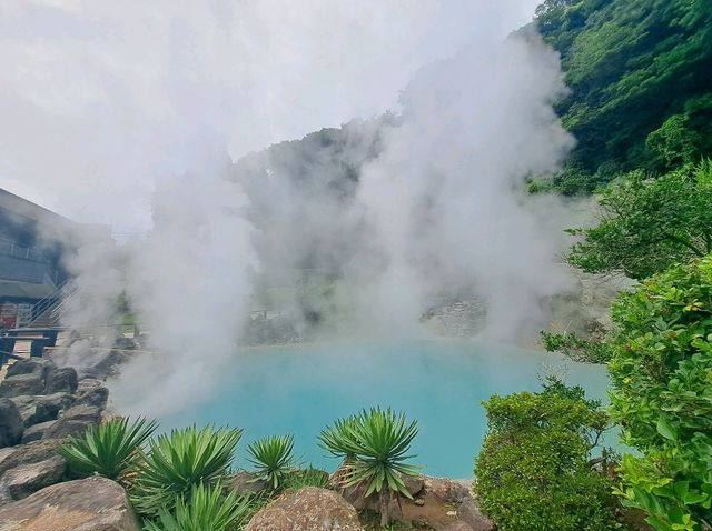 【海地獄:大分県別府市】コバルトブルーが美しい海地獄♪