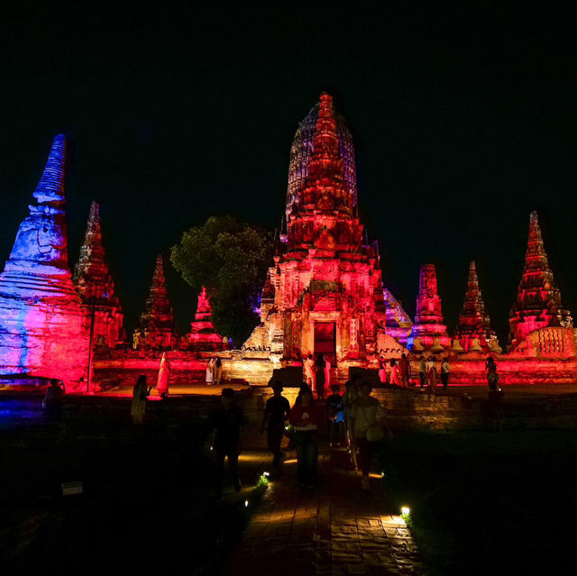 สัมผัสความงดงามของ 5 โบราณสถานยามค่ำคืนที่อยุธยา