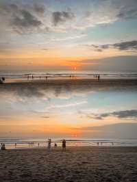 Golden Hour Bliss at Legian Beach