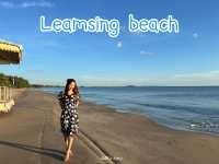 เดินรับลมชมวิวทะเล ที่ชายหาดแหลมสิงห์ 🌴☀️🌊✨