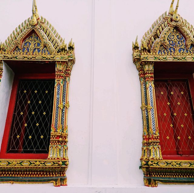 泰國曼谷湄南河畔古老寺廟景點:Wat Khrut，祈福特別靈驗，適合拍照📸打卡