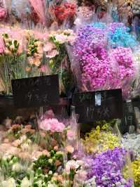 แวะซื้อดอกไม้ที่ถนนคนเดิน Beijing lu