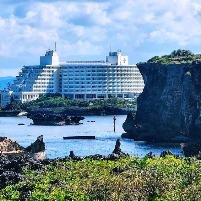 日本沖繩🌊|萬座毛海岸邊的視角🐘