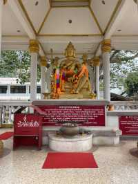 The Reverent Golden Buddha Beneath the Sacred Tree