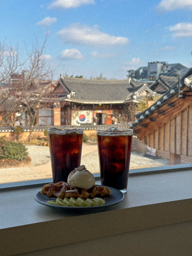 전주, 한옥 뷰가 아름다운 카페