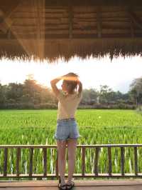 Golden hour in Vang Vieng’s Hidden Paradise 