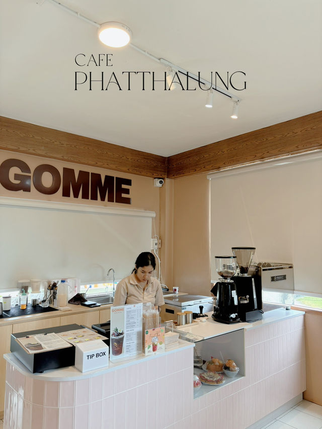 Gomme cafe คาเฟ่มินิมอล อย่างดี ที่พัทลุง