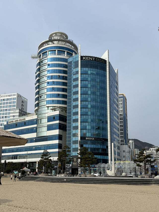 바다가 바로 앞인 위치 좋은 광안리호텔🏩