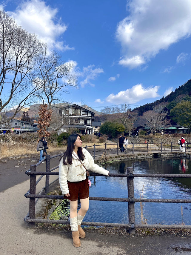 유후인 경이로운 경치를 자아내는 호수 ⛲️