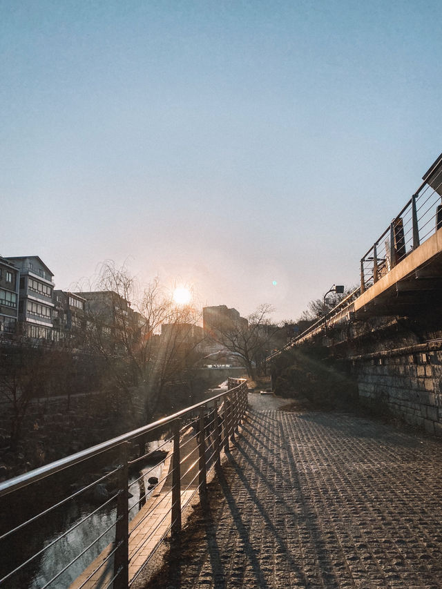 One find day at Cheonggyecheon Stream in Seoul 🇰🇷