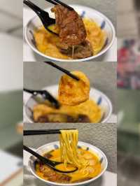 【尖沙咀車仔麵 必試秘製黃金雞湯】