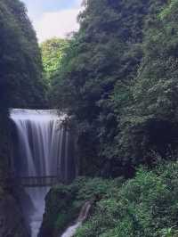 Hidden waterfall in Guizhou