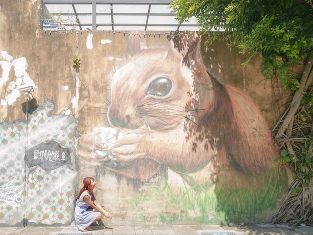【台南】ウォールアートの街🎨藍晒圖文創園區