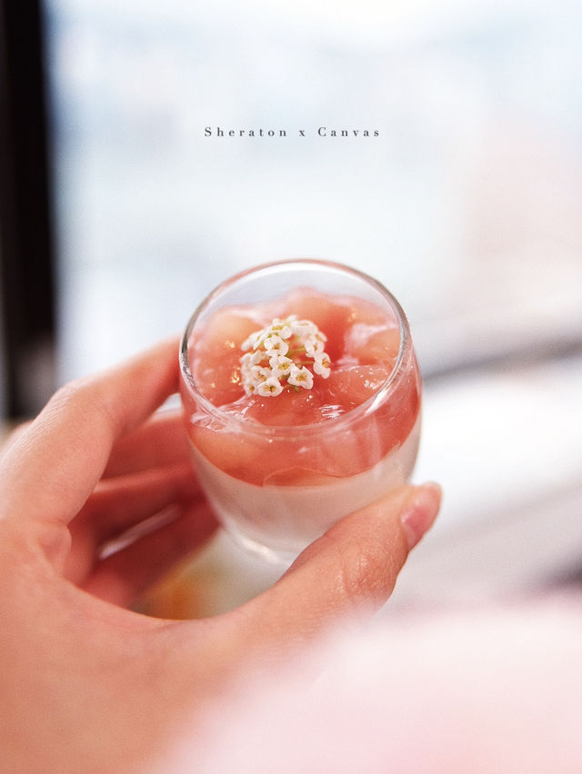 Sheraton x CANVS 聯乘推出「香蘊玫瑰下午茶」🌹