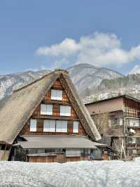 🇯🇵 白川鄉一定要上展望台和近距離拍小屋🏡 ❄️