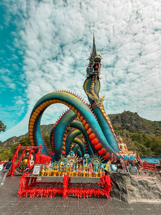 เที่ยววัดถ้ำแจง ไหว้พญานาค องค์ใหญ่ที่สุดในไทย