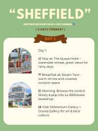 Sheffield for Rainy Days & Cozy Corners 