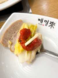 자가제면으로 뽑는 100% 메밀막국수🍜