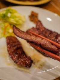 仙台美食｜炭火香氣四溢的厚切牛舌定食