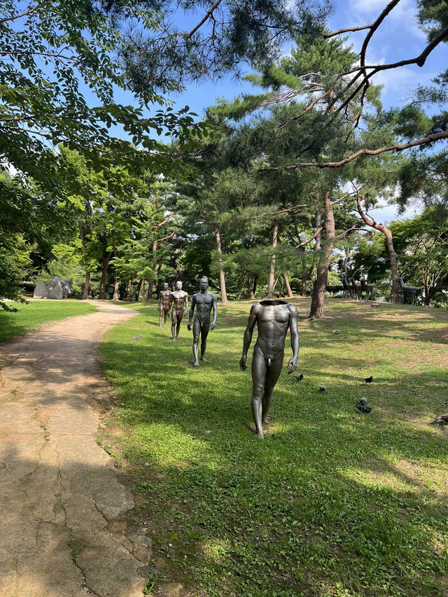 올림픽 공원의 조각들