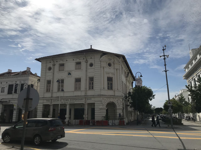 馬來西亞-老建築散策 檳城喬治市的街角時光