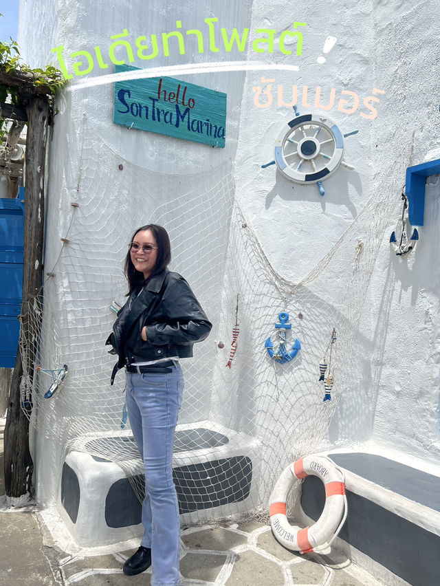 Summer vibe คาเฟ่ดัง Santorini ติดทะเลดานัง🇻🇳