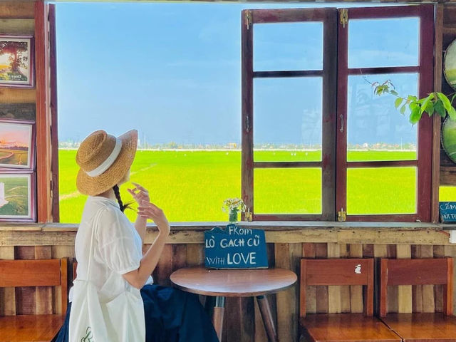 🇻🇳🌾🌾 4 ร้านกาแฟวิวทุ่งนาเขียวจีในฮอยอัน 🌾🌾🇻🇳