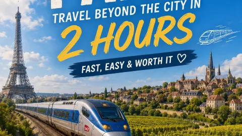 🚄 Where can you go from Paris in 2 hours? You can visit multiple cities without changing hotels. 🇫🇷 — traveler post in Chartres