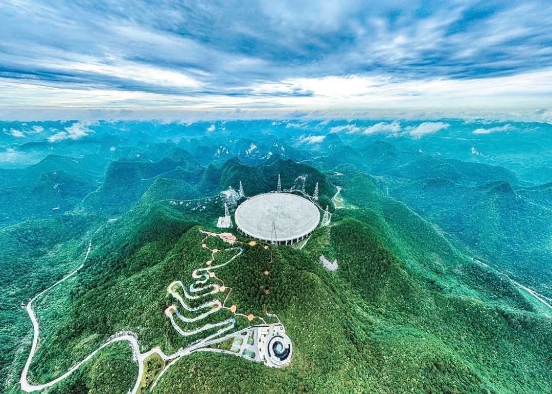 Open your ears to receive signals from outer space, explore the eyes of the universe and the astronomy museum in Guizhou.