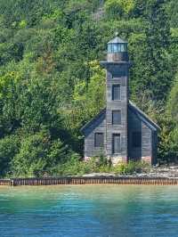 Discover the wild beauty of the crystal blue water and sandstone cliffs along Lake Superior in MI