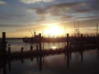 Sunset at Richmond, British Columbia