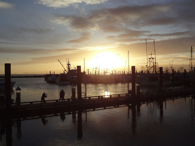 Sunset at Richmond, British Columbia