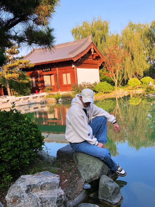 Парк с большой историей двух император в городе Фуян. Парк с большой историей двух император в городе Фуян.