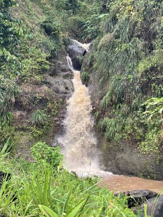Shodoo Falls, located right in the village.