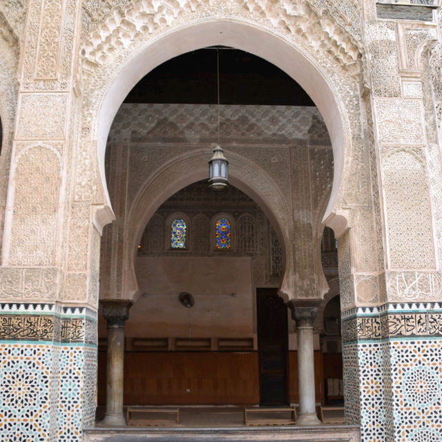 Madrasa Bou Inania in Fez 🇲🇦
