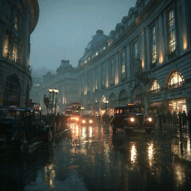 Rain is better than a little bit of rain 😍🤯 Beautiful London