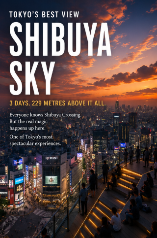 東京最著名的觀景台-澀谷天空,絕對物超所值。