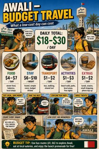 🗺️ Awali Travel Costs