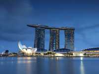 🇸🇬濱海灣的夜景，超正