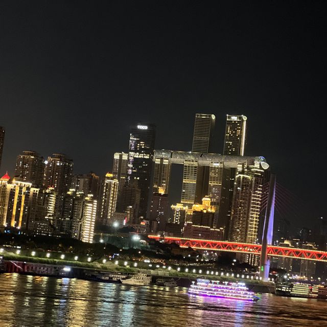 重慶南濱路海棠煙雨公園夜市 